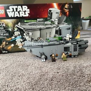 LEGO Star Wars first order transporter